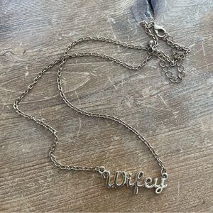 Gold 'Wifey' kate spade Necklace